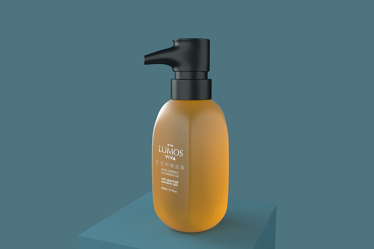 为某个初创品牌某款洗面奶和洁面油的内外包装进行的概念设计关注私信