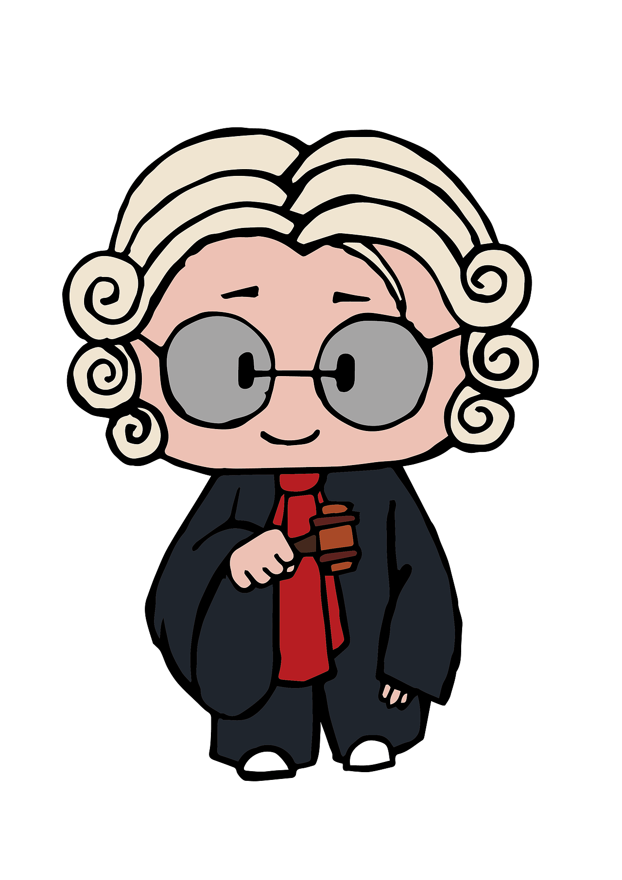 一些列的律师或者法官卡通形象人物,经过几番修改,哈哈!