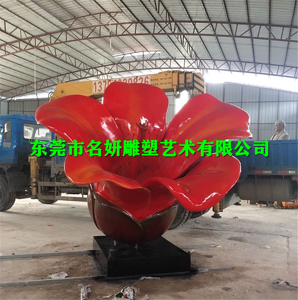 “木棉花开，英雄归来”玻璃钢木棉花雕塑美陈主题公园（图ZMjUzODA3NTg4） - 雕塑 - 站酷设计师添翼雕塑李总原创素材 - 站酷ZCOOL