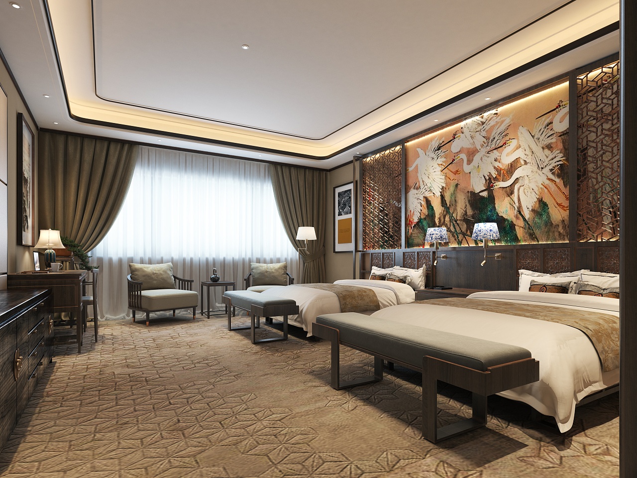 岭南风格客房设计