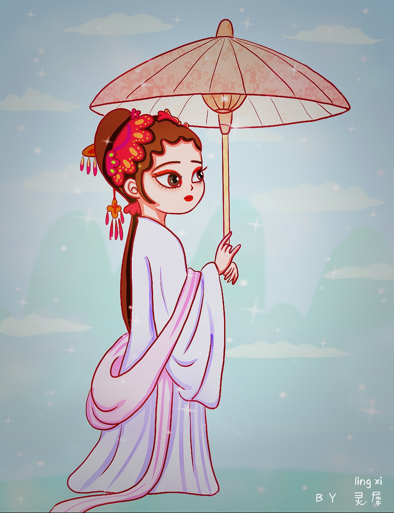 一组美丽的小姐姐