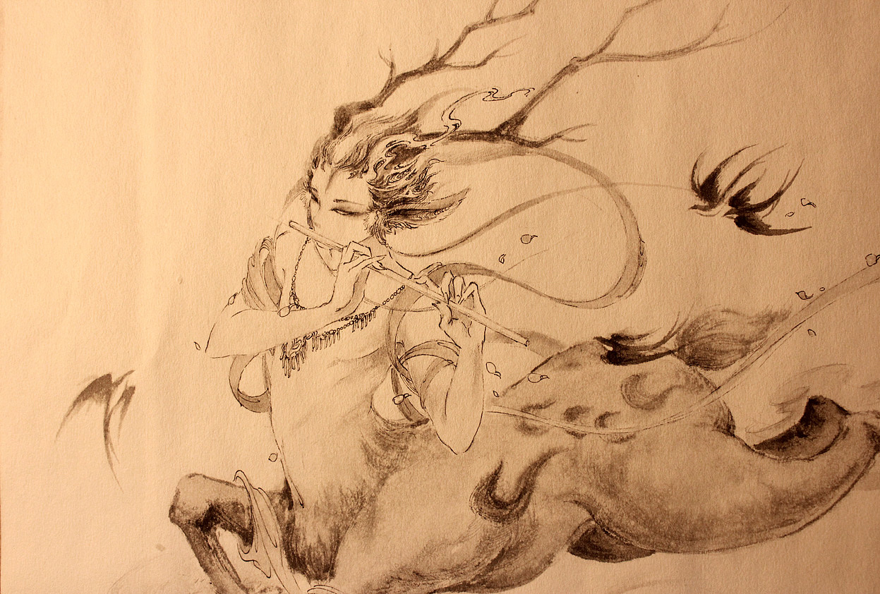 【手绘几幅】心霾不思去,孤梦悄入怀_画师杉泽-站酷zcool