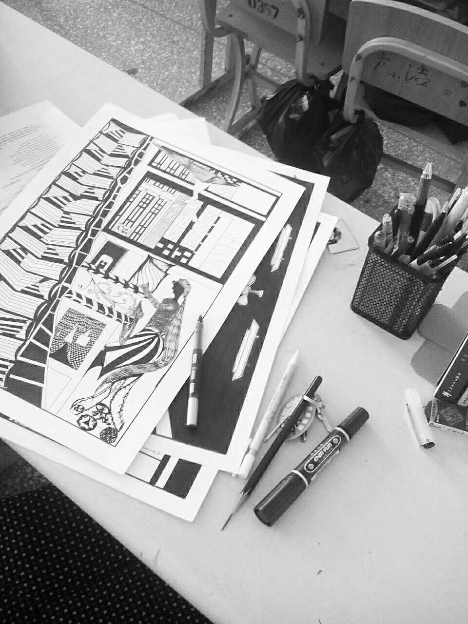 2017年的平面创意手绘作品