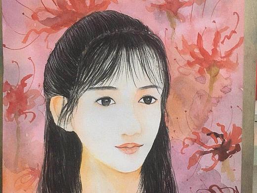 水彩人像走一波