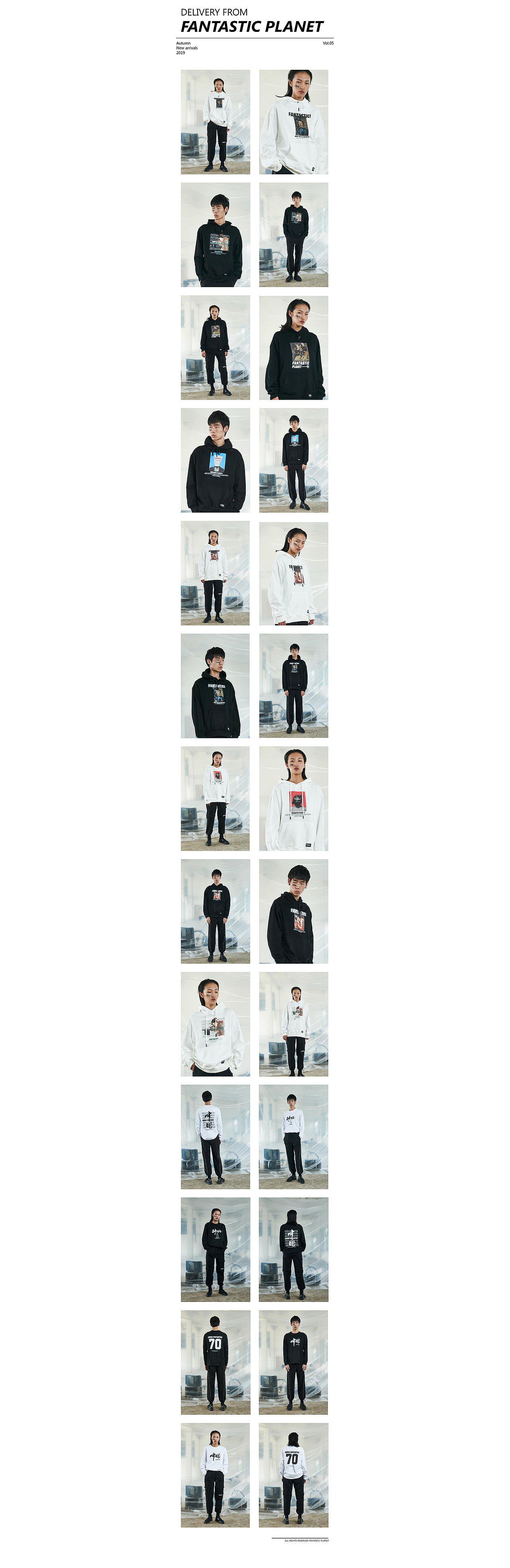 怪诞星球Fantastic Planet 2019AW秋冬look book（图ZMTgxNjkwOTU2） - 休闲/流行服饰 - 站酷设计师David_大卫原创素材 - 站酷ZCOOL