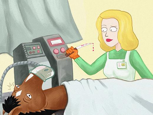 贝丝给波杰克做手术