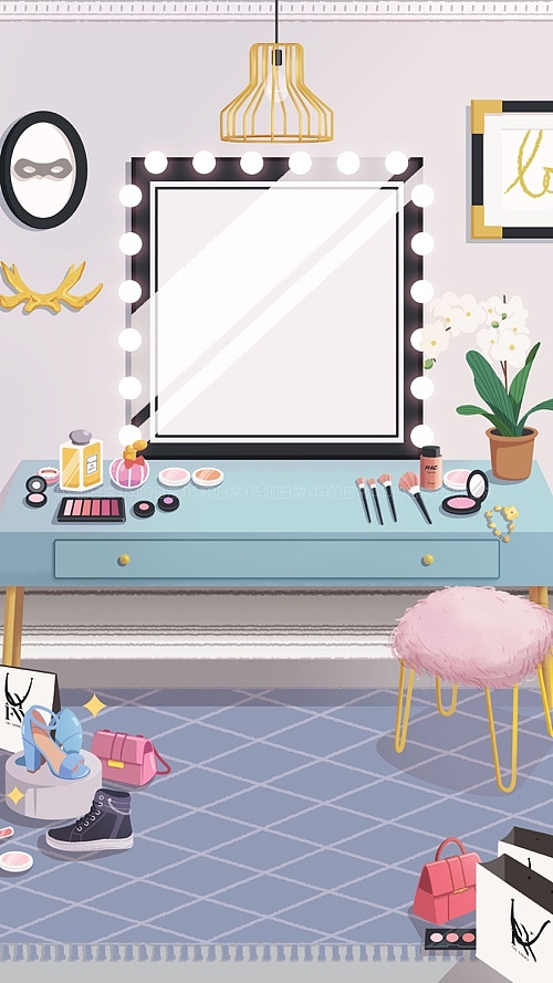 换装游戏场景与服装设计