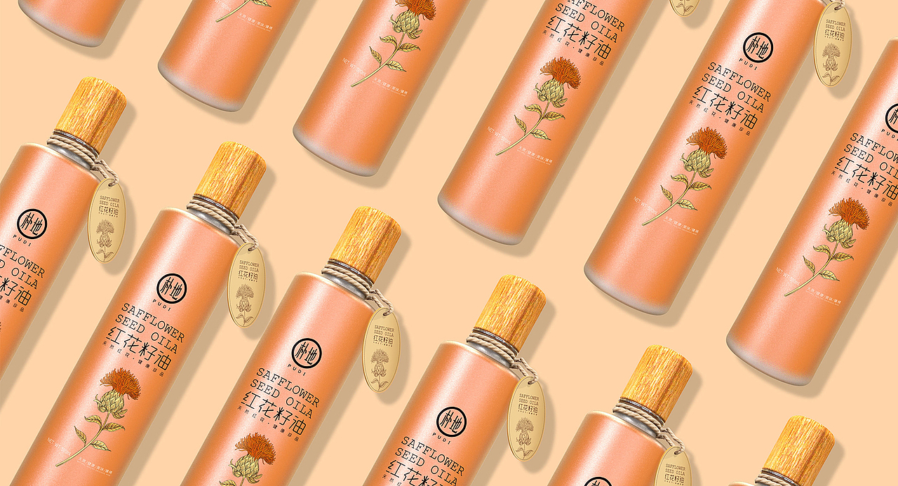 红花籽油系列包装（图ZMTk1MzkwNDQw） - 包装 - 站酷设计师Andy赵设计与色彩原创素材 - 站酷ZCOOL