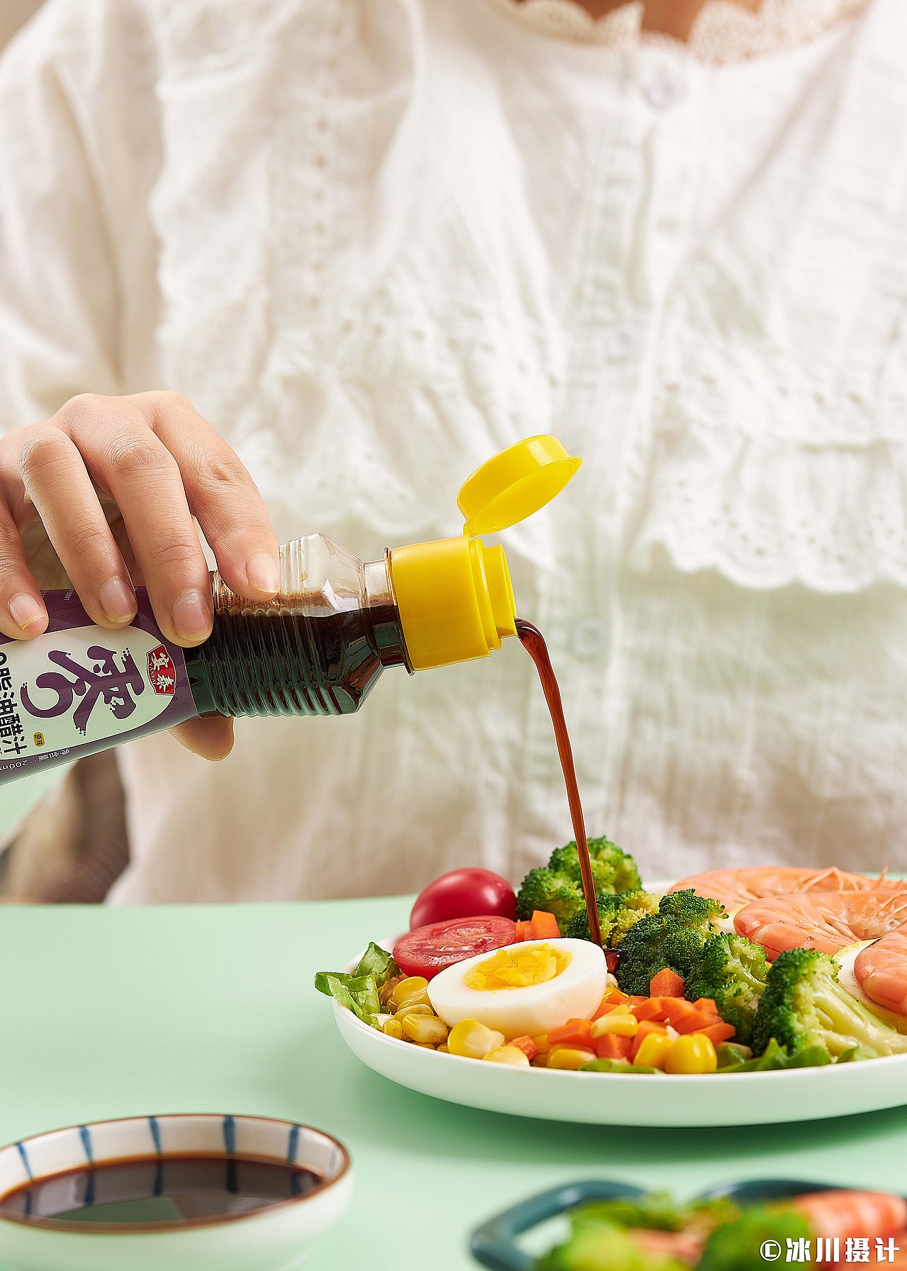 油醋汁拍摄丨©冰川摄计 [ 徐州菜品拍摄 ]