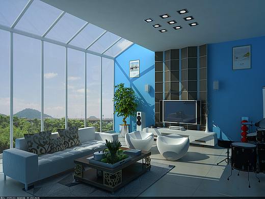 卧室3D建模渲染