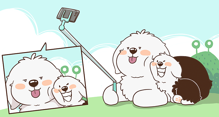 姣婆乐与小喇叭（图ZNzkwMTczNTI=） - 网络表情 - 站酷设计师芥末小E原创素材 - 站酷ZCOOL