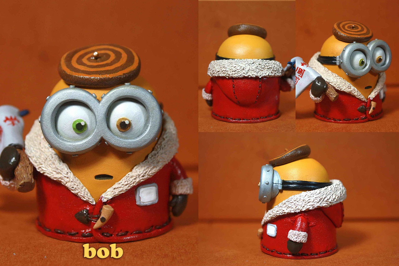 PTF-minions 小黄人手办过程分享（图ZMzM5NDAwMDQ=） - 手办/模玩 - 站酷设计师熊屁屁原创素材 - 站酷ZCOOL
