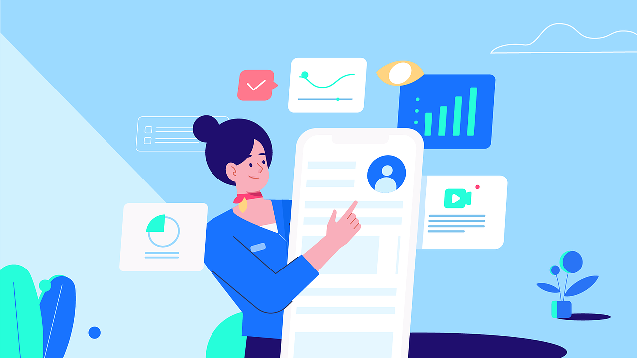 【mg动画分镜】中国移动5g视频客服|插画|商业插画|murphy_m不语_原创