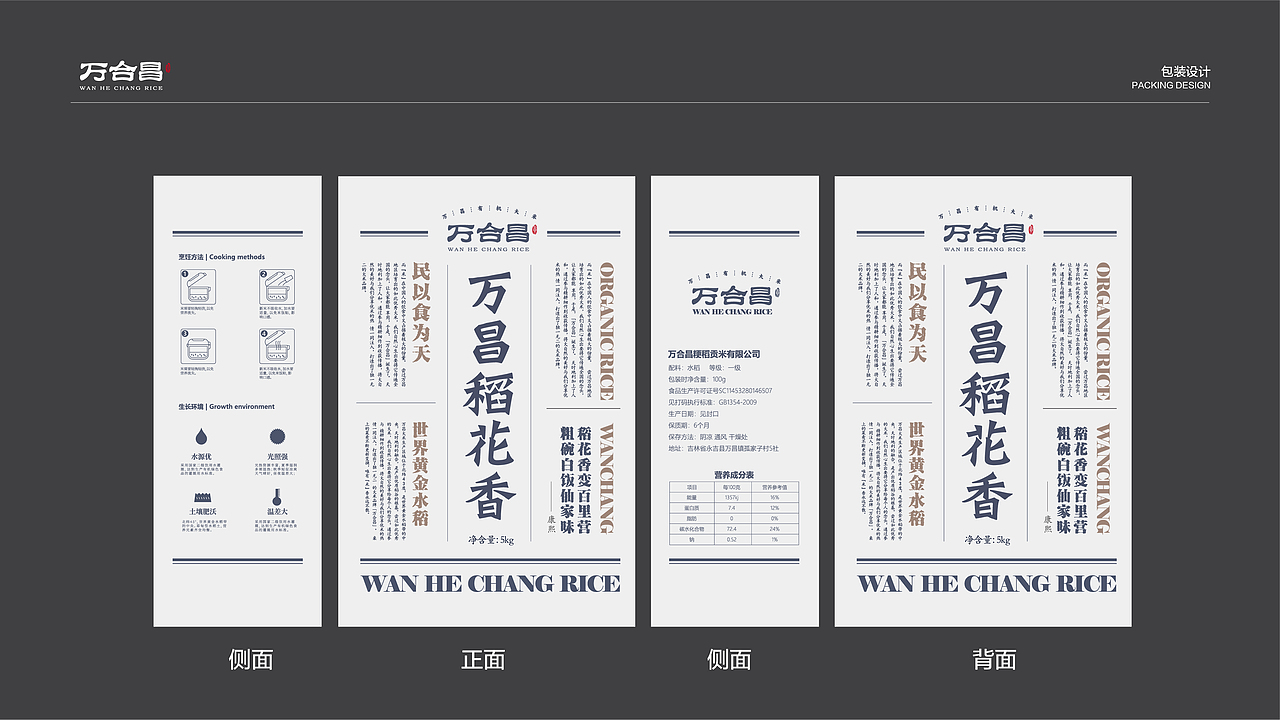万合昌贡米包装设计（图ZMjMzOTA5MTYw） - 品牌 - 站酷设计师卟叽卟叽原创素材 - 站酷ZCOOL