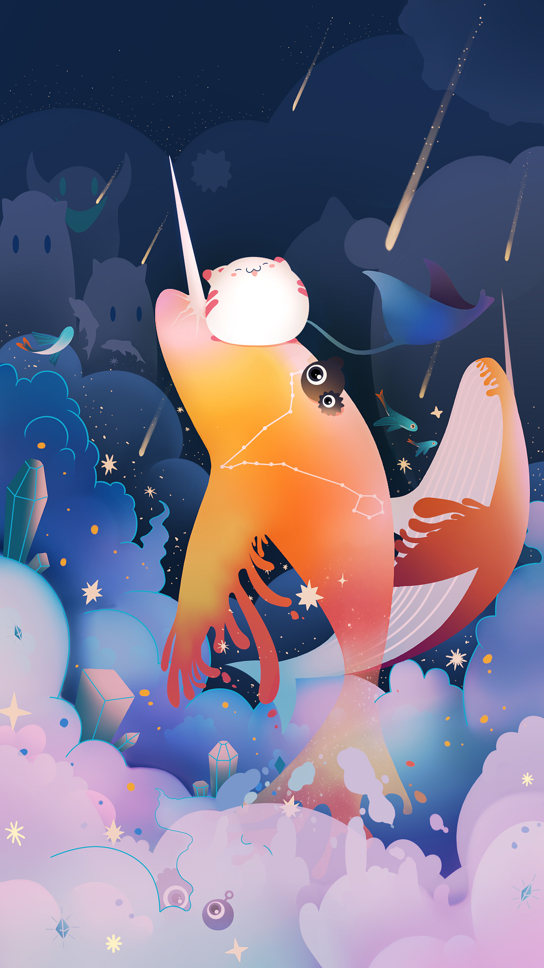 福小喵的銀河漫游（圖ZMTUzODQ2MDQ4） - 商業(yè)插畫 - 站酷設(shè)計(jì)師jimmitown原創(chuàng)素材 - 站酷ZCOOL