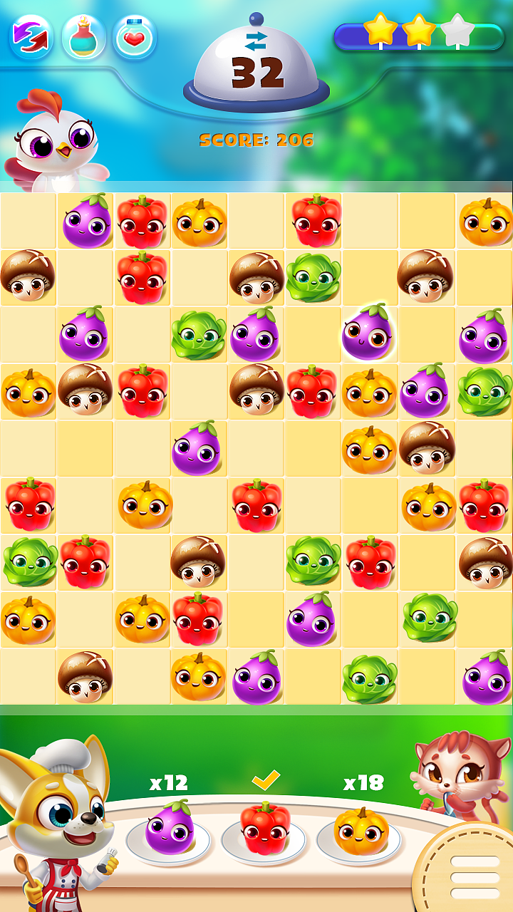 美食消除游戏（图ZOTY1ODE5NzY=） - 游戏原画 - 站酷设计师大圣是我原创素材 - 站酷ZCOOL
