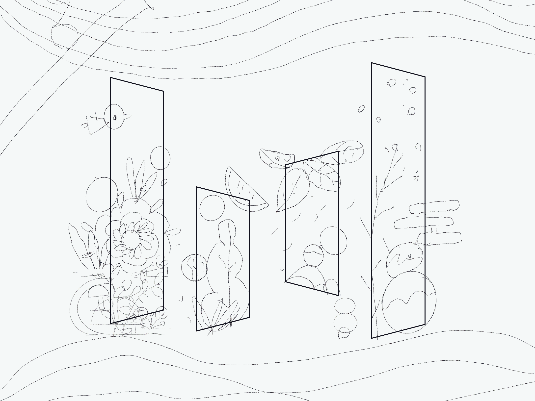 字节四季春-3D插画初探索（图ZMjI0NjE3MDgw） - 海报 - 站酷设计师馅饼果子酱原创素材 - 站酷ZCOOL