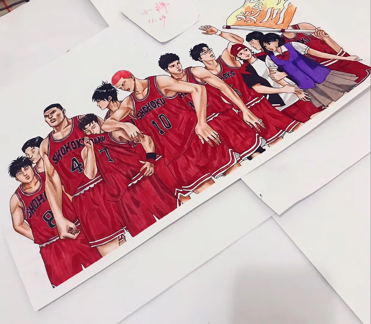 手绘灌篮高手新篇，致敬作者井上雄彦老是（图ZMjE1NjMwNjE2） - 其他动漫 - 站酷设计师画画的小样原创素材 - 站酷ZCOOL