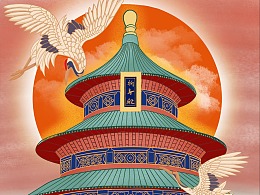 国风 中国风 天坛