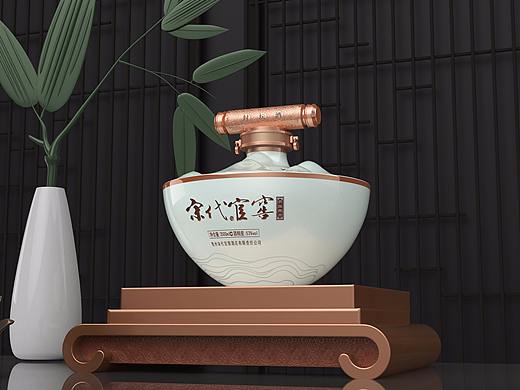 宋代官窖-封坛白酒包装设计