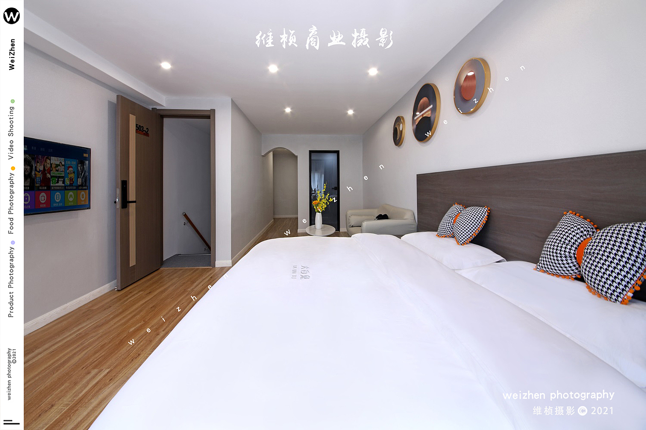 西安公寓酒店民宿样板间环境空间拍摄影 建筑摄影