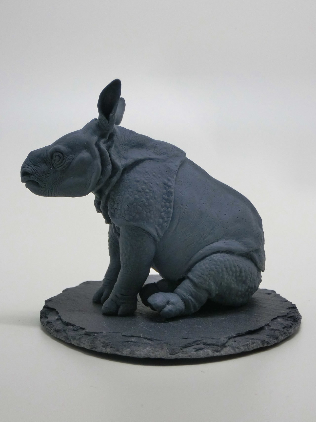 印度犀牛幼崽 白模及泥稿展示（图ZMTM2NzI0MTY0） - 手办/模玩 - 站酷设计师旷野之息工作室原创素材 - 站酷ZCOOL