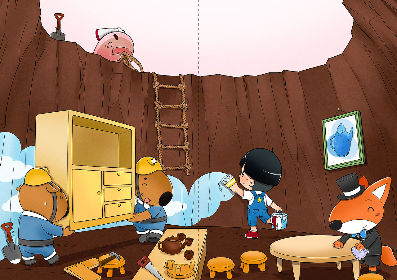 2017年的儿童绘本项目（图ZMTgyMzAwMTgw） - 绘本 - 站酷设计师大坤x原创素材 - 站酷ZCOOL