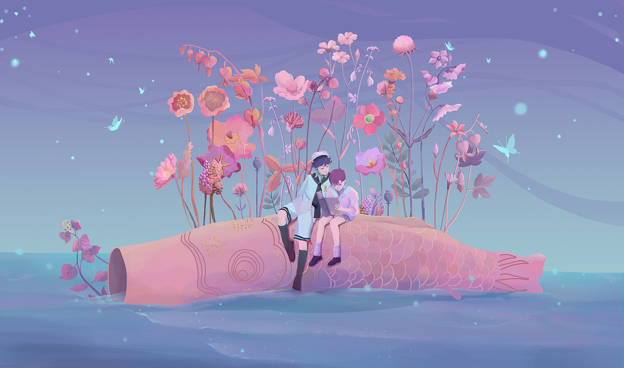 八月的画（图ZMjY1OTI5MDUy） - 商业插画 - 站酷设计师馥芮诗原创素材 - 站酷ZCOOL