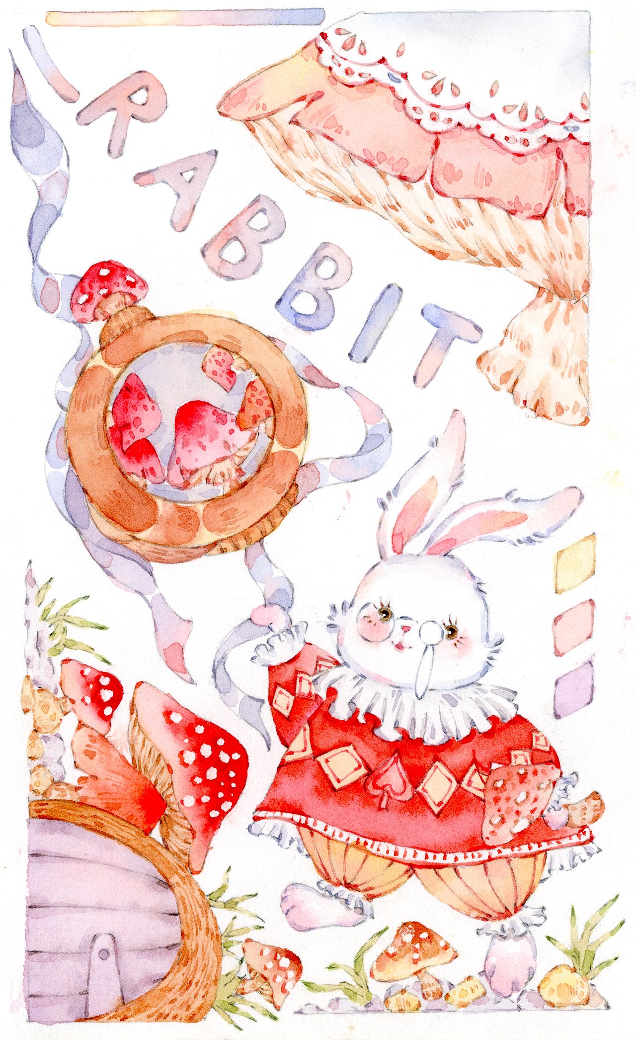 爱丽丝系列（图ZMzAwNzM1Nzgw） - 商业插画 - 站酷设计师归陌原创素材 - 站酷ZCOOL