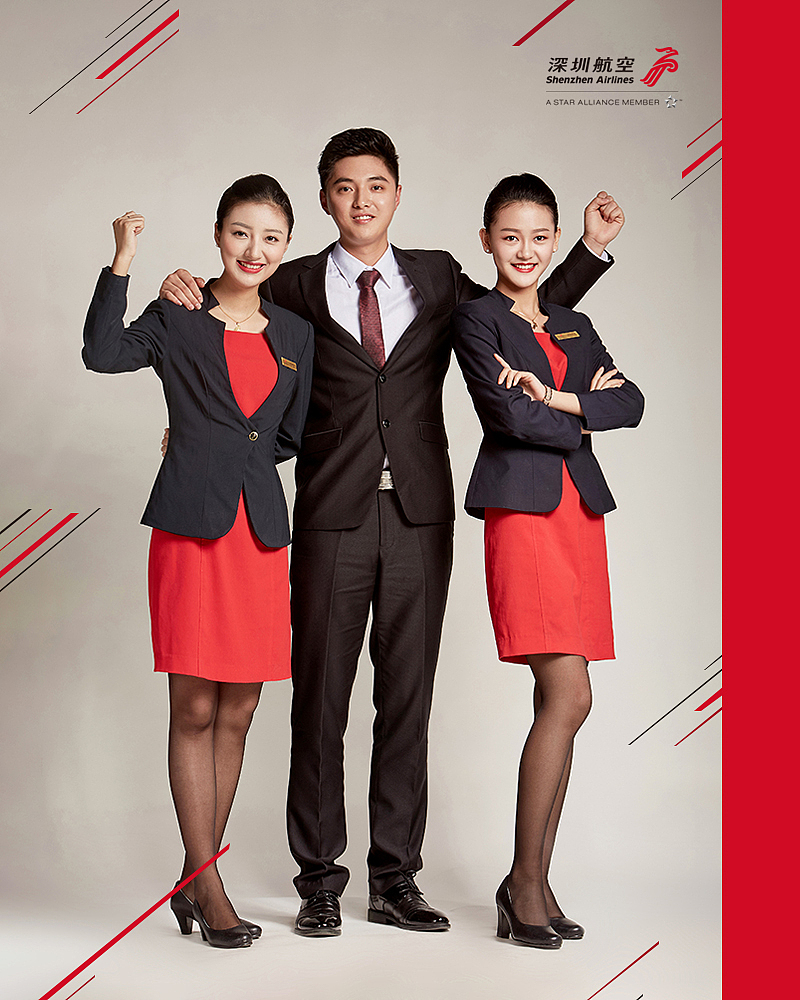 商业_深圳航空2018台历人物拍摄
