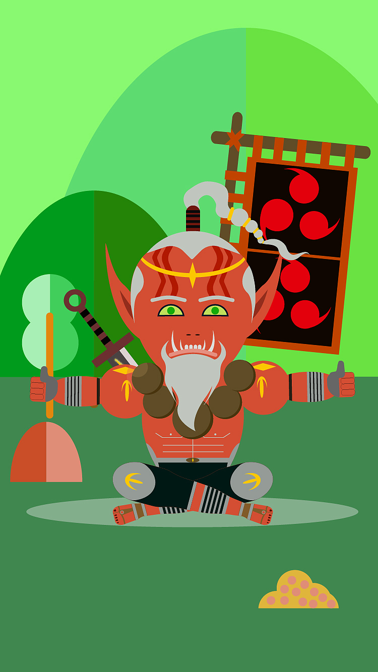 参赛作品，暴雪游戏—魔兽表情插画（图ZMTA1NjcyMzY4） - 商业插画 - 站酷设计师楠木鸳原创素材 - 站酷ZCOOL