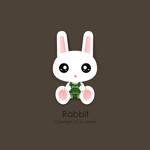 U-Rabbit 公仔一枚（圖ZMjQ3NDM4OA==） - 新銳潮流插畫(huà) - 站酷設(shè)計(jì)師那一夏原創(chuàng)素材 - 站酷ZCOOL