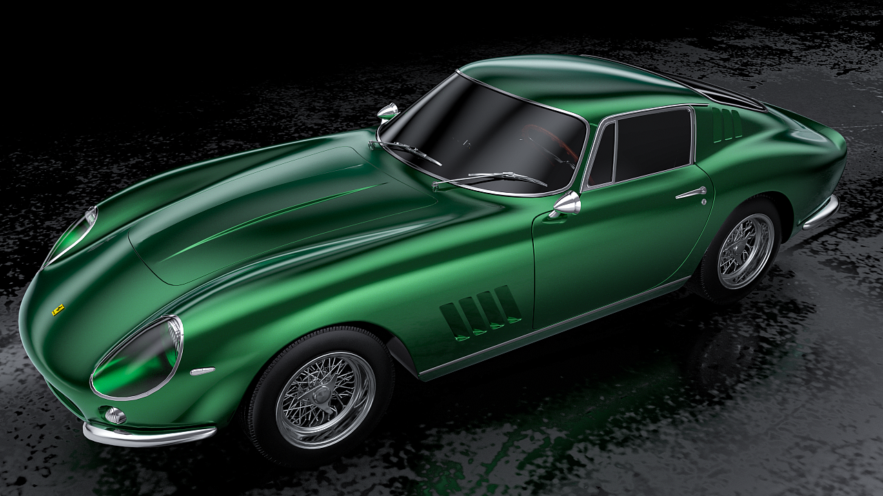 法拉利275GT渲染（图ZMjAxMzI5OTQw） - 机械/交通 - 站酷设计师咸鱼__原创素材 - 站酷ZCOOL