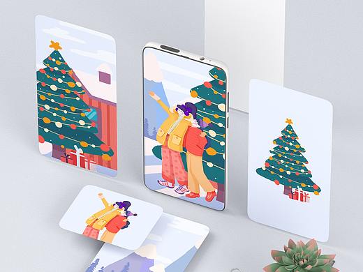 冬日拍照打卡banner主视觉