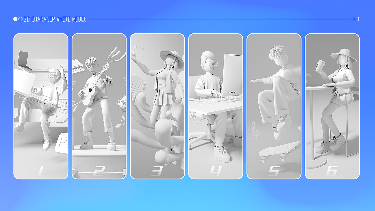 「小人王国」×C4D人物设计（图ZMjY1MTcwMzk2） - 人物/生物 - 站酷设计师丶辉机原创素材 - 站酷ZCOOL