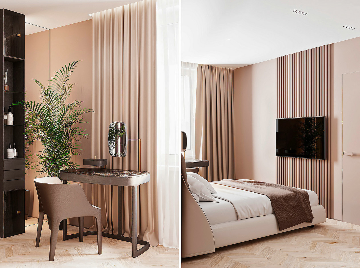 简欧装修风格 高级木色调