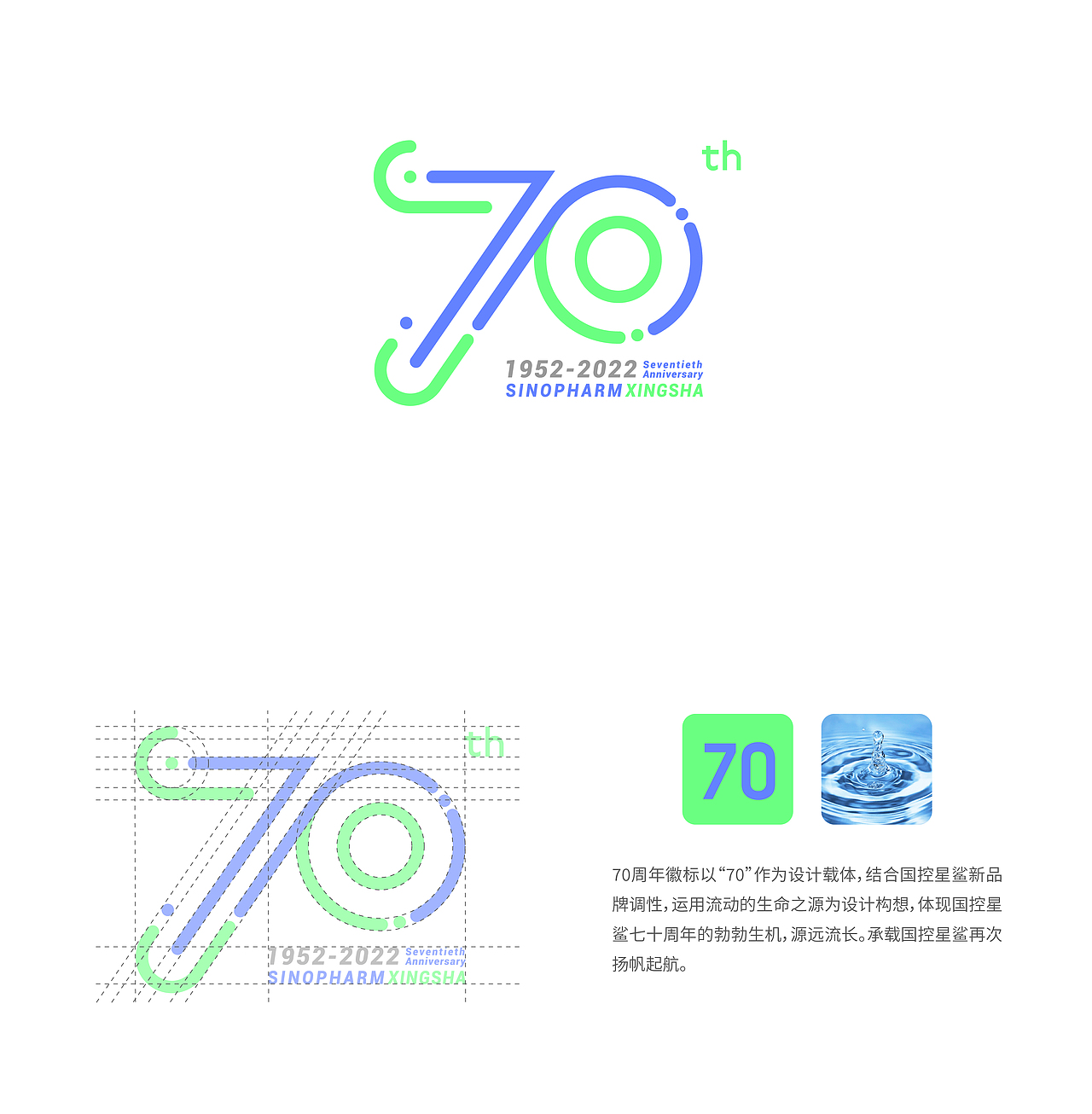品牌升级设计|国控星鲨LOGO&70周年徽标设计(图ZMjk3MDkzMzky) - Logo - 站酷设计师Vesign方勒个大超原创素材 - 站酷ZCOOL
