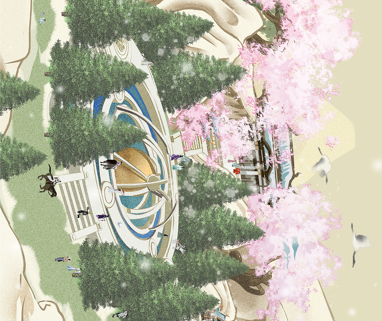 逆水寒江湖长条（图ZMjM4MTczMTg4） - 商业插画 - 站酷设计师郭小天__原创素材 - 站酷ZCOOL