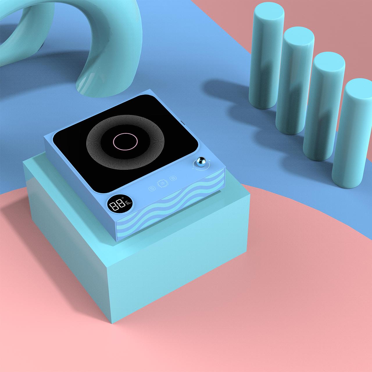 多功能电磁料理锅|工业/产品|生活用品|智加设计创新集团 - 原创作品