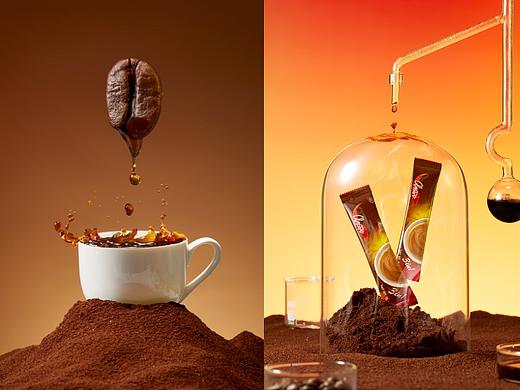 果咖三合一咖啡拍摄