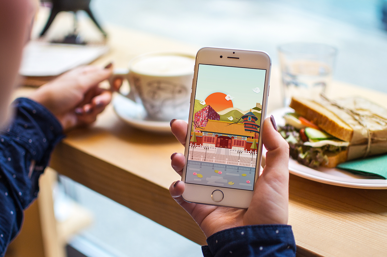 APP界面背景插图设计