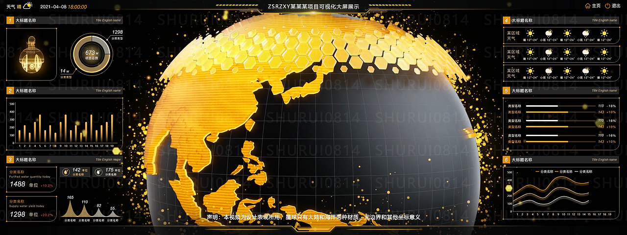 智慧城市数据可视化（图ZMjQ5ODcxMzk2） - 软件界面 - 站酷设计师张书睿原创素材 - 站酷ZCOOL