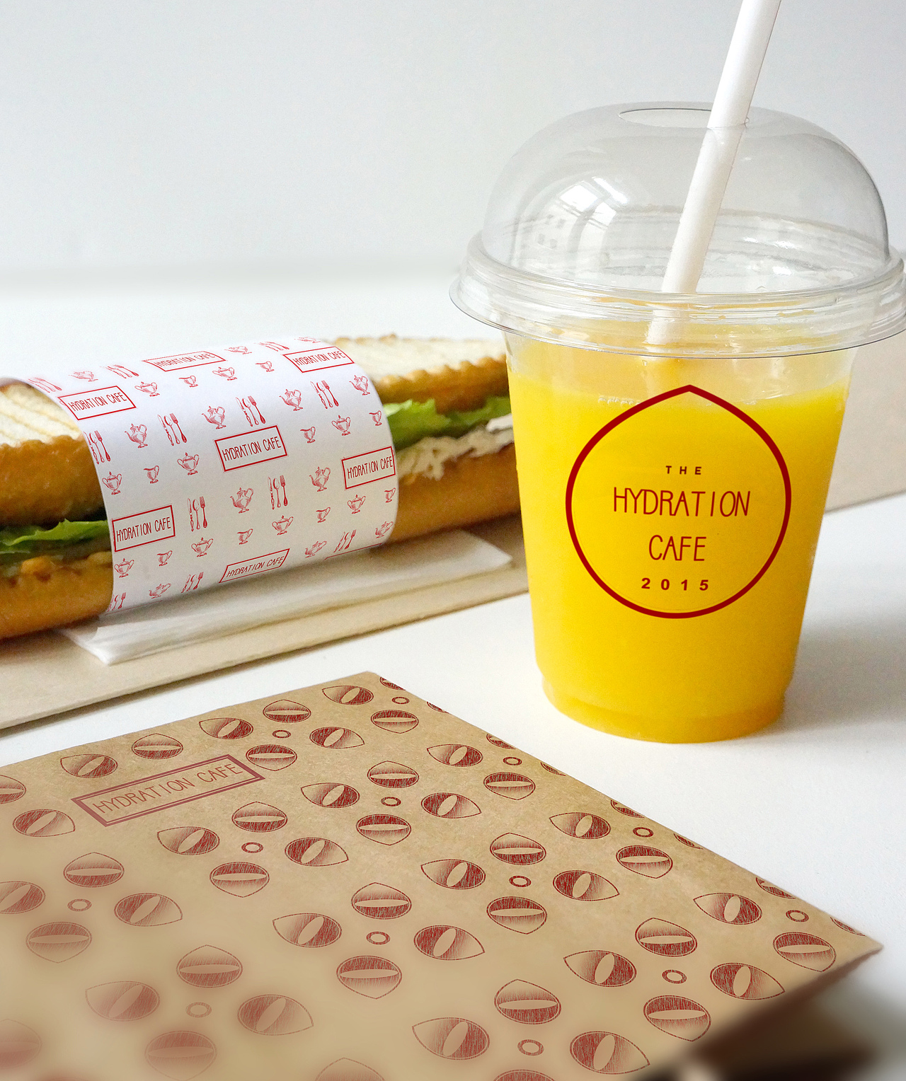 魅力之红·HYDRATION CAFE整体方案