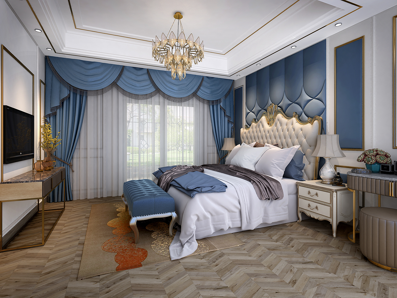 简欧别墅样板间