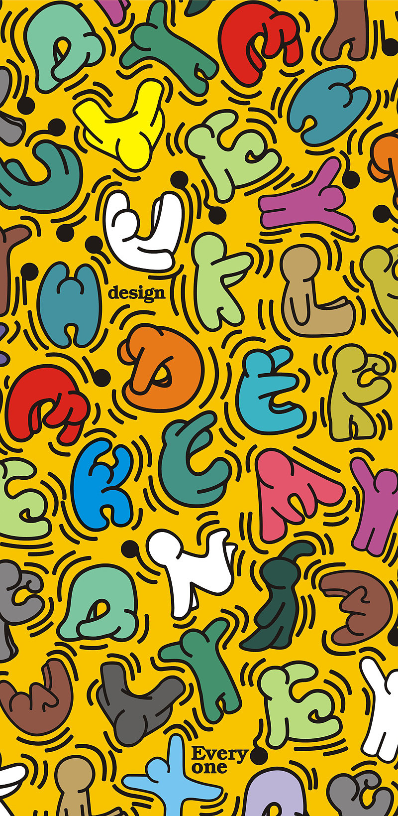 小设计-大自在之26小字母历险记（图ZNTM2ODkyMA==） - 新锐潮流插画 - 站酷设计师凡人皇吝凯原创素材 - 站酷ZCOOL