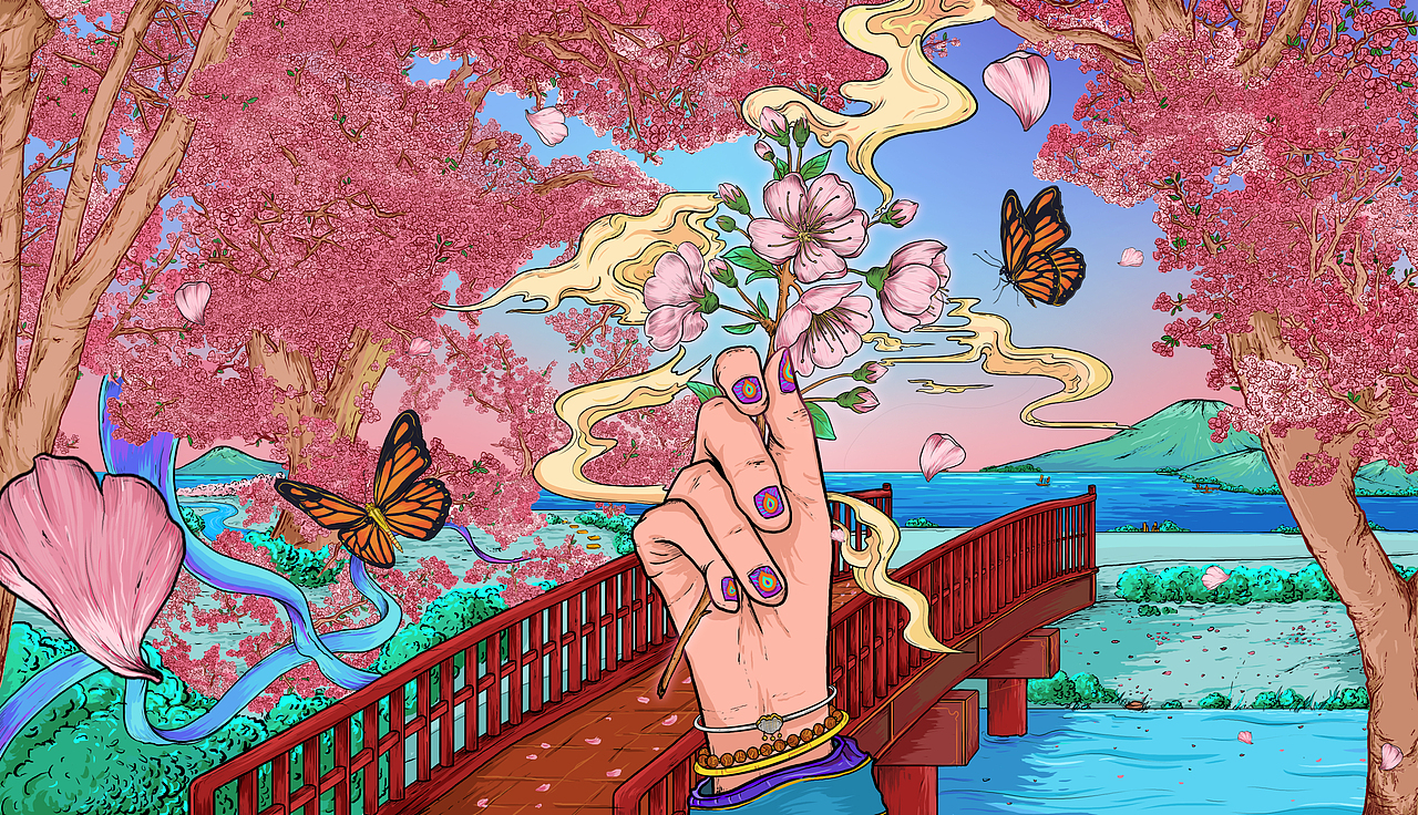 滇池系列（图ZMTEyODc3Mjg4） - 商业插画 - 站酷设计师Leer_原创素材 - 站酷ZCOOL