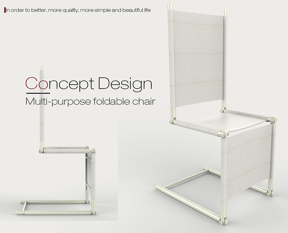 Multi-purpose foldable chair