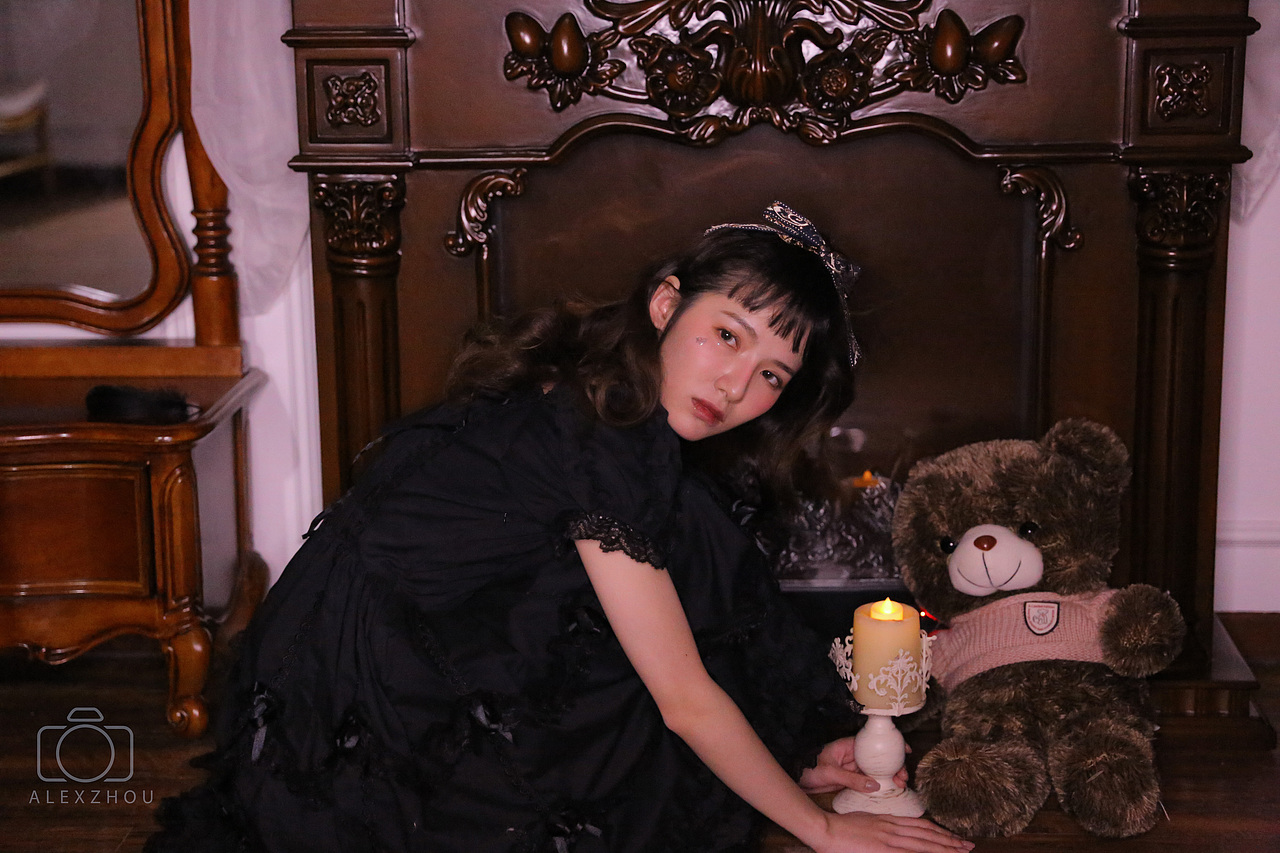万圣节黑暗系少女风写真