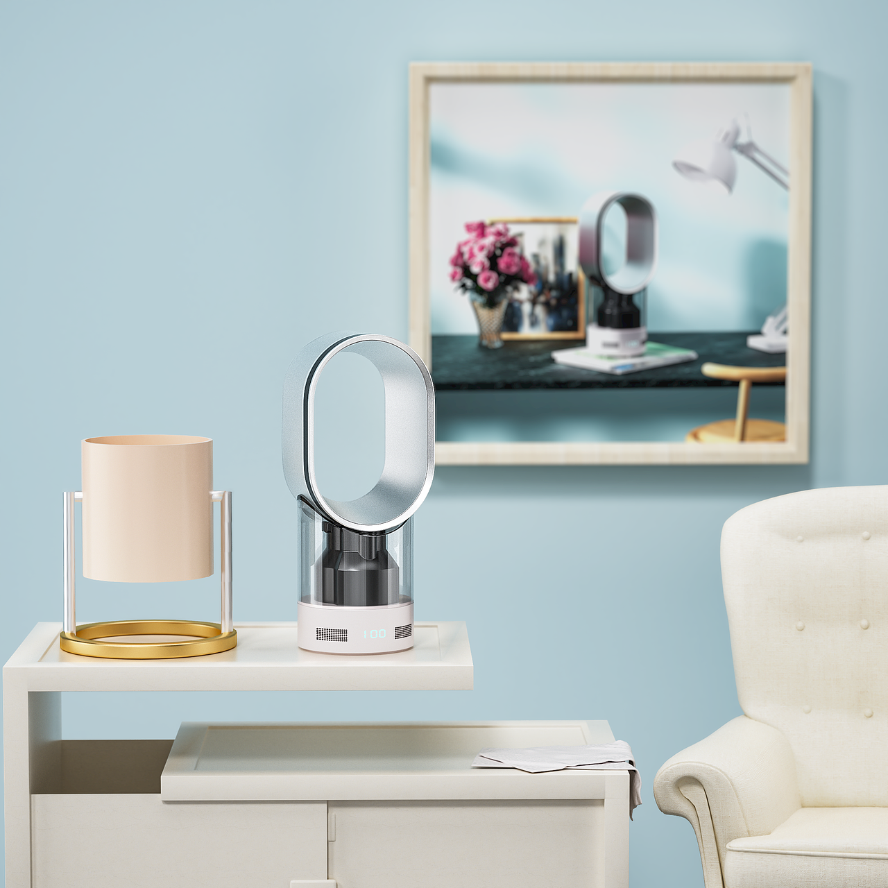 dyson SERIES产品场景渲染