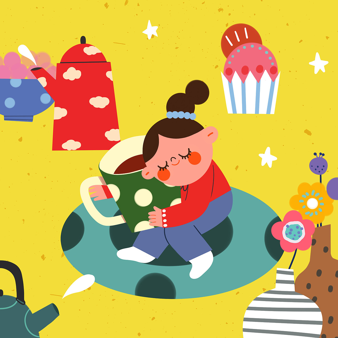 六一儿童节快乐（图ZMjA5ODEwMzI4） - 儿童插画 - 站酷设计师沫汩原创素材 - 站酷ZCOOL